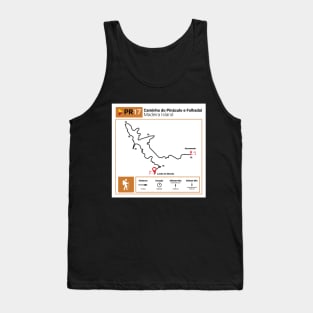 Madeira Island PR17 CAMINHO DO PINÁCULO E FOLHADAL trail map Tank Top